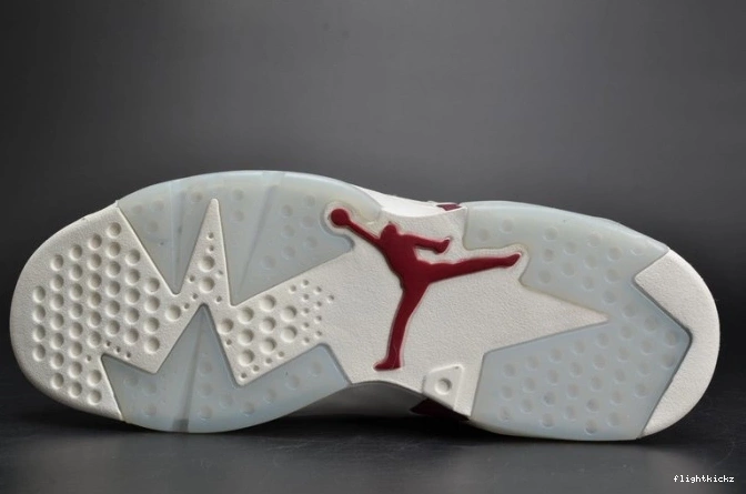 Maroon Air Jordan Retro white 384664-116 6 0905